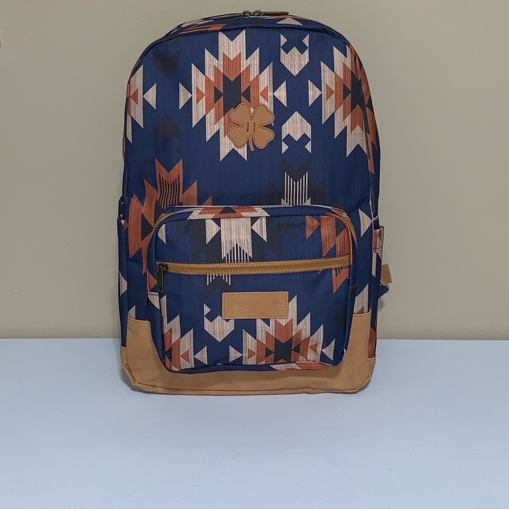 Lucky Brand Geometric Aztec Tribal Print Backpack-New